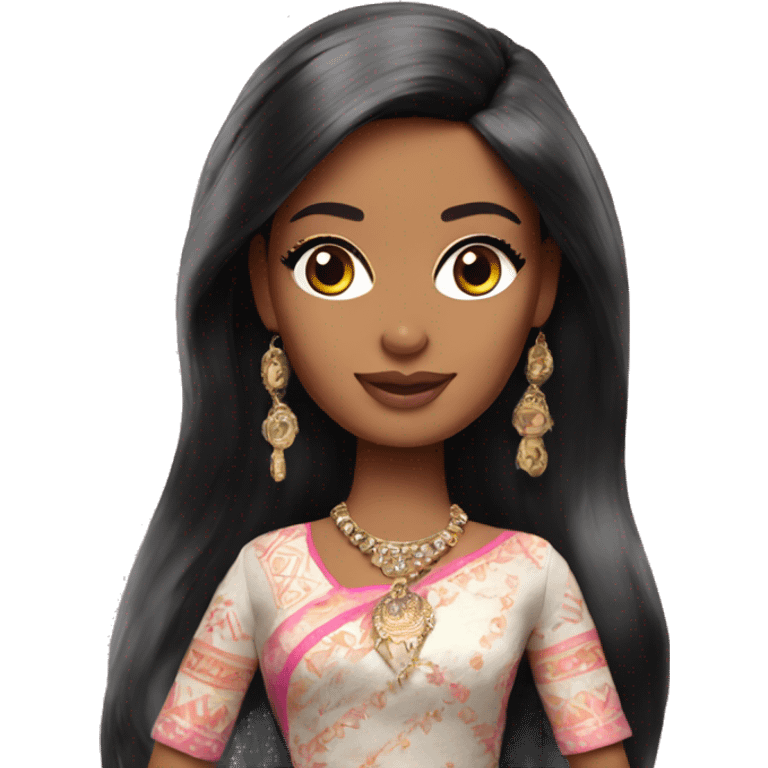 indian barbie doll emoji