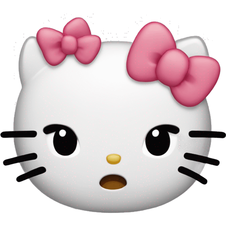 Hello Kitty Crying emoji