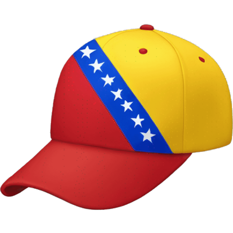 Baseball hat woh Venezuelan flag  emoji