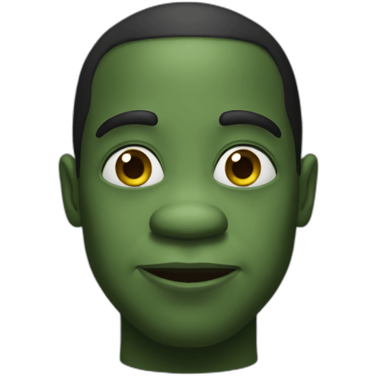 black-shrek emoji