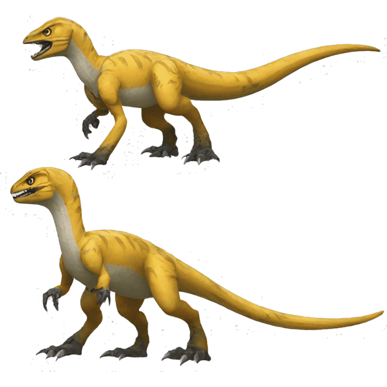 Futuristic Velociraptor-Fakémon-Pokémon emoji