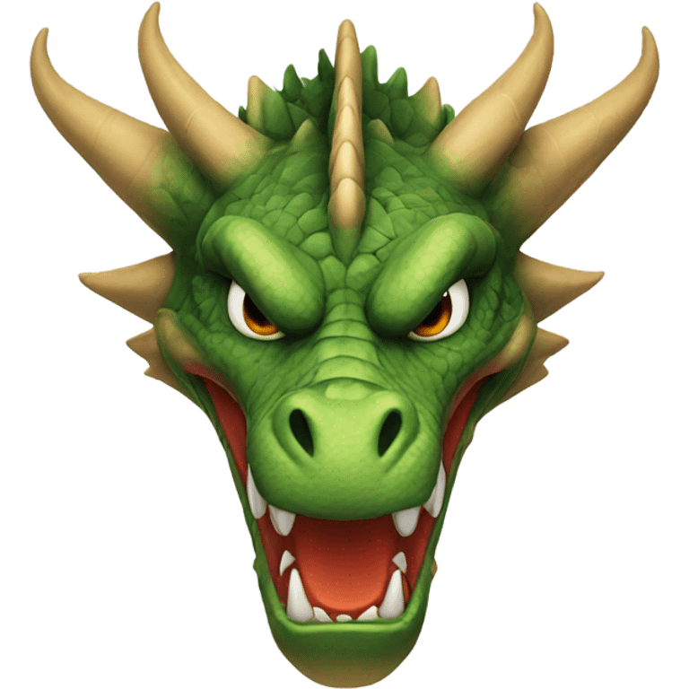 Dragon head ,look from above emoji