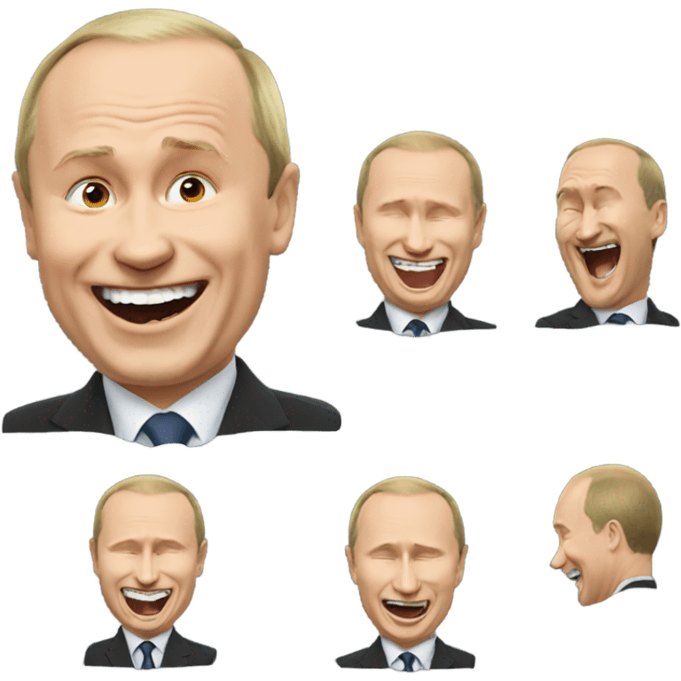 Putin laughing emoji