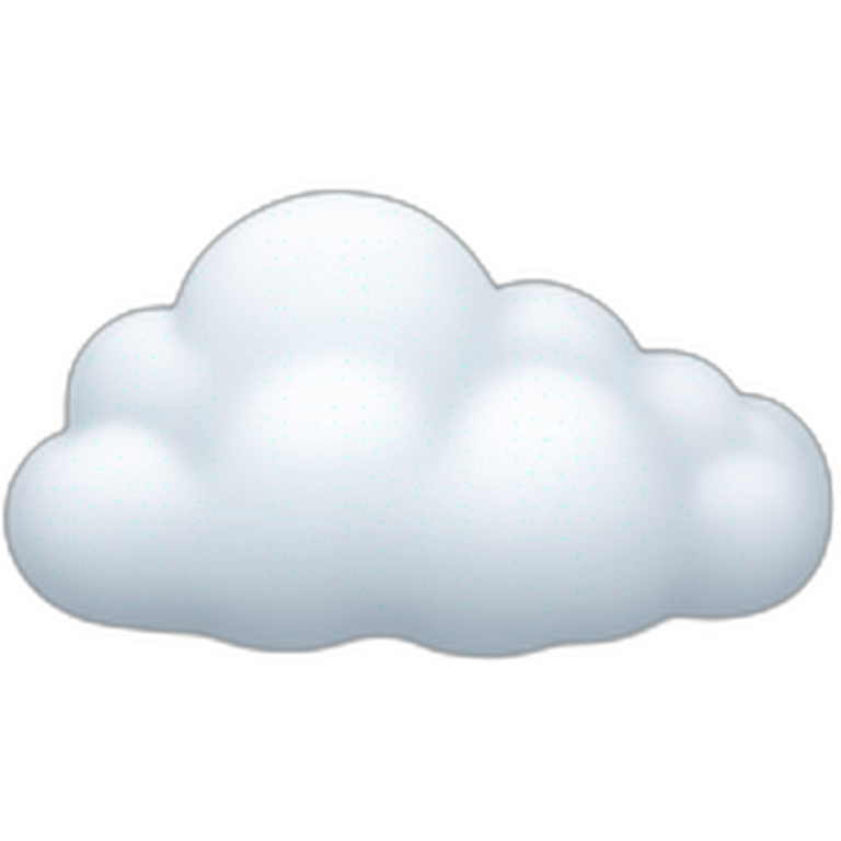 Cloud data emoji