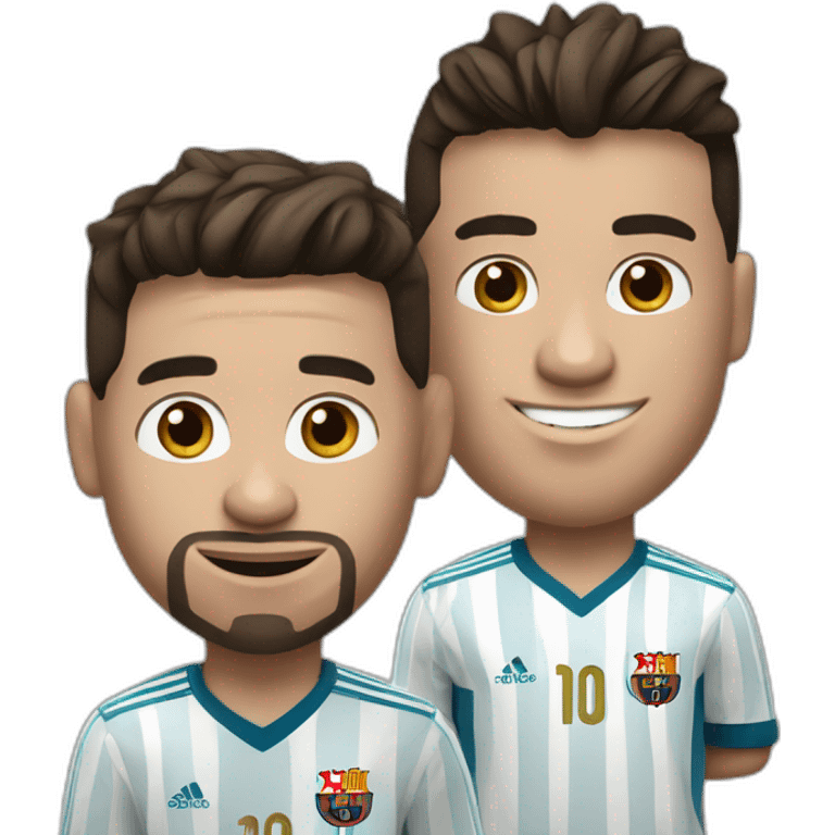 Ronaldo et messi emoji