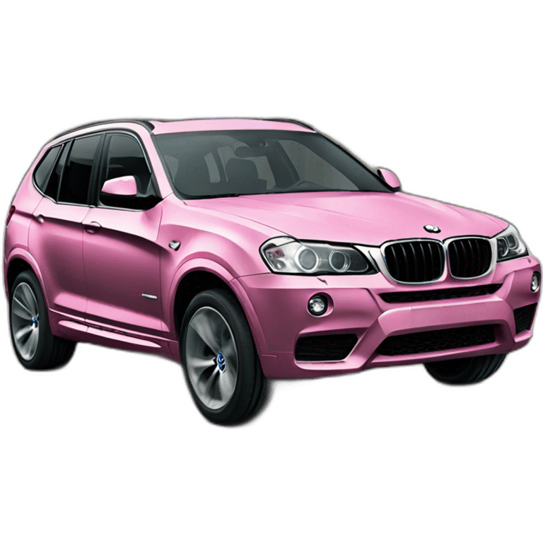 BMW x3 pink emoji