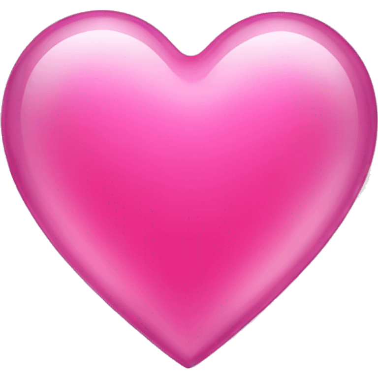 pink glass heart emoji