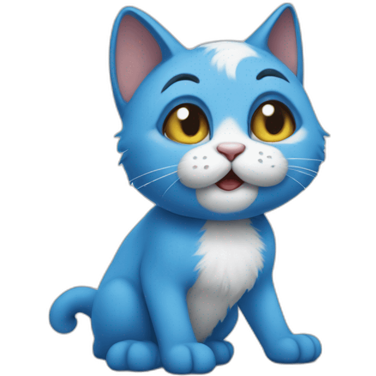 smurf cat emoji