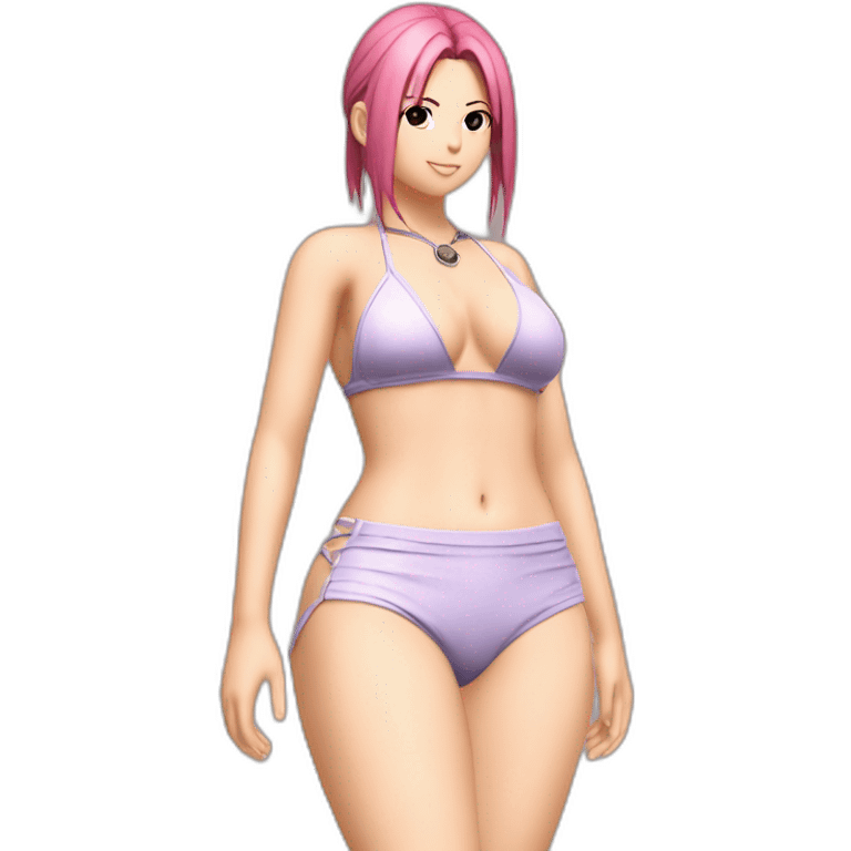 sakura haruno full body pawg micro bikini back focus emoji