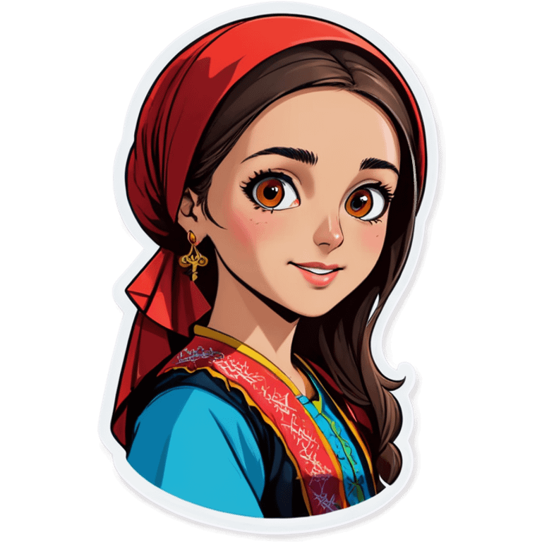 A Turkish girl emoji