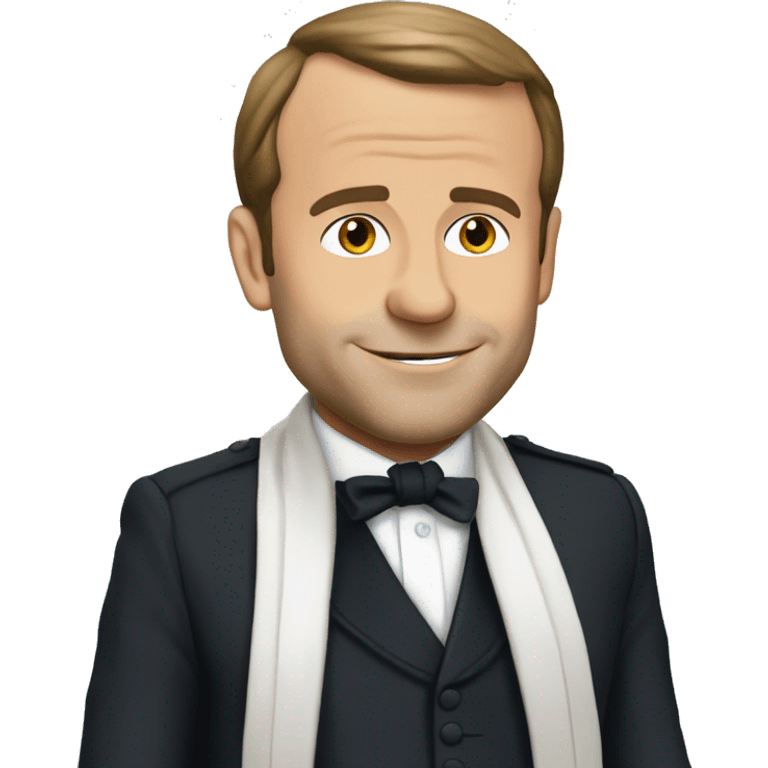 Macron en robe  emoji