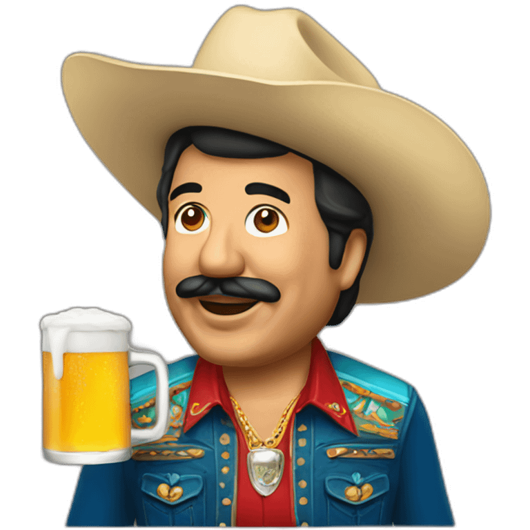 ramon ayala with a beer emoji