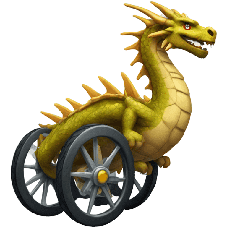 Dragón silla de ruedas emoji