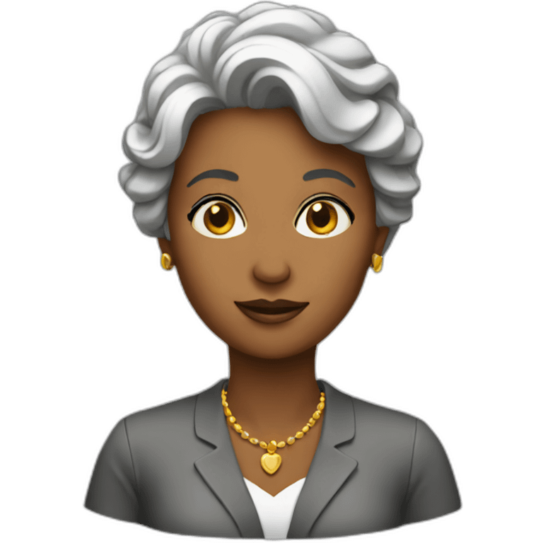 smart lady emoji