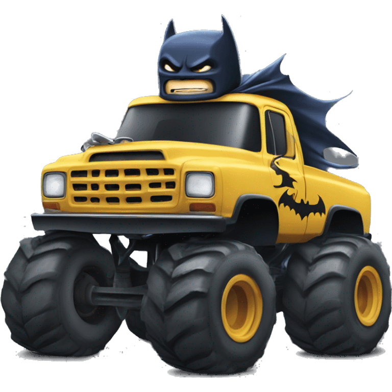 Batgirl monster killer truck emoji