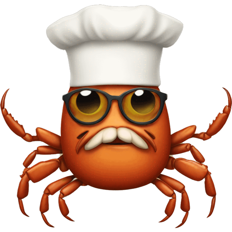 Crab with Beard emoji