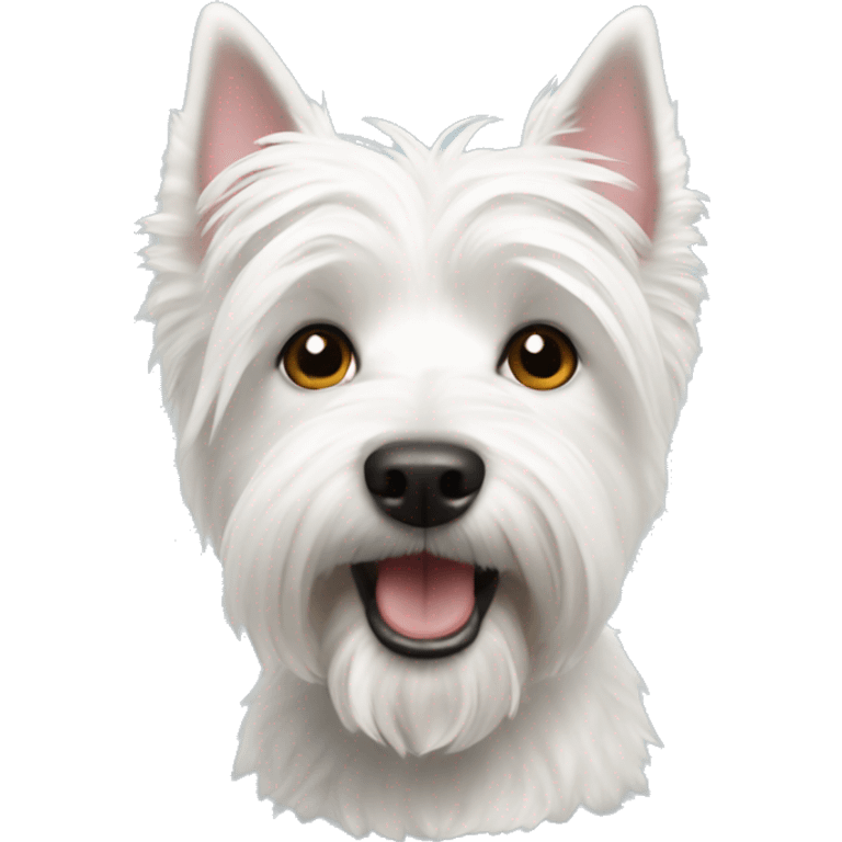 Westie dog  emoji