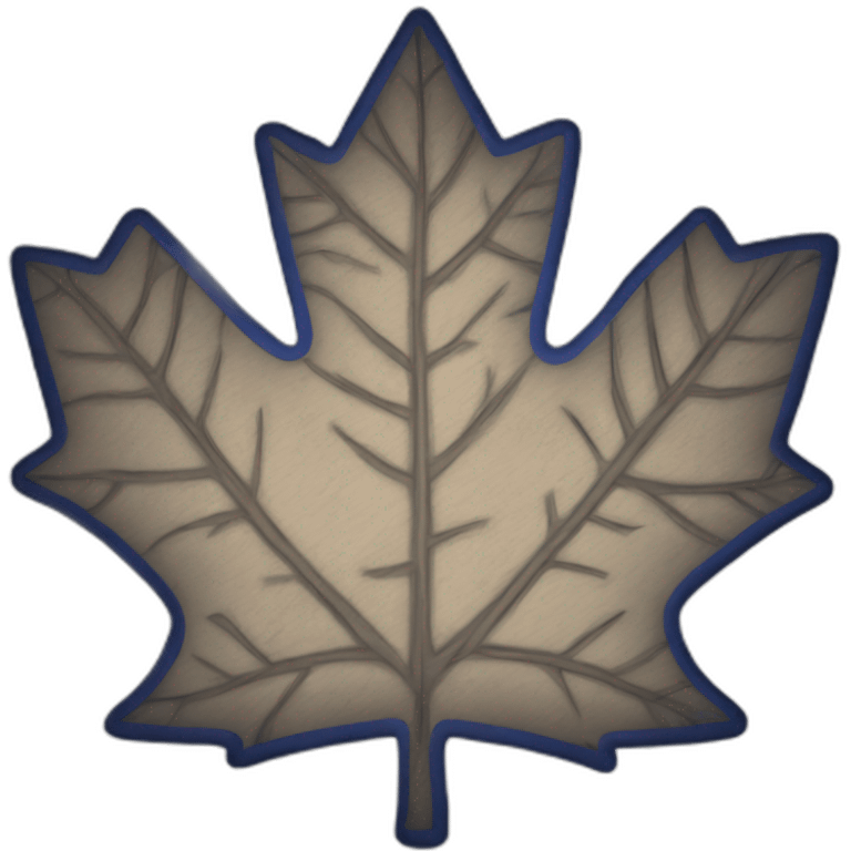 Toronto Maple leafs logo emoji