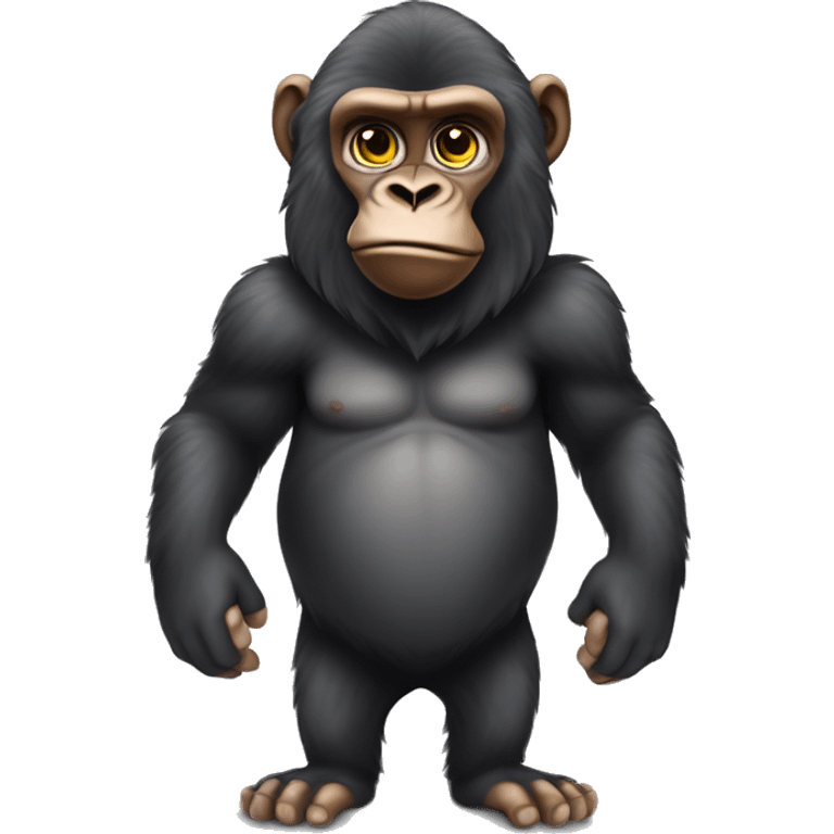 gorilla in paddigton bear's clothes emoji