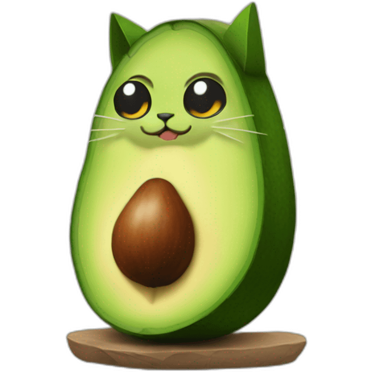 avocado cat batman emoji