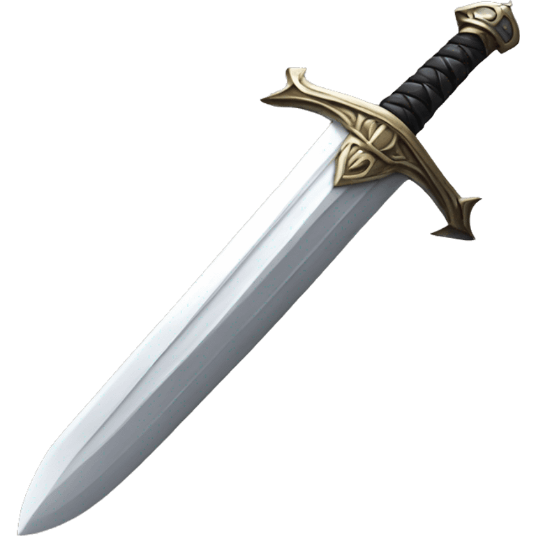 white sword emoji