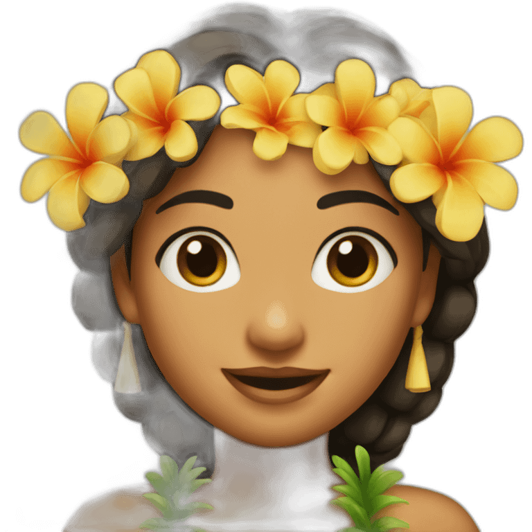 hula girl emoji