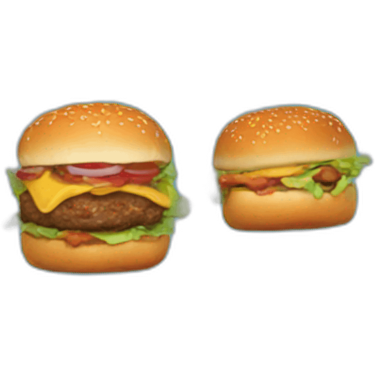 Smash burger emoji