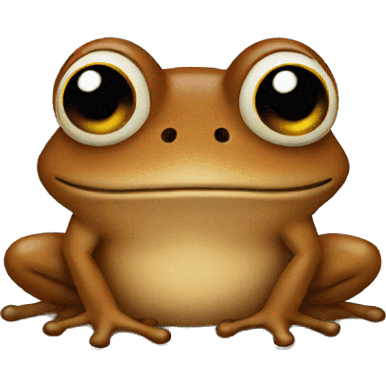 brown frog emoji