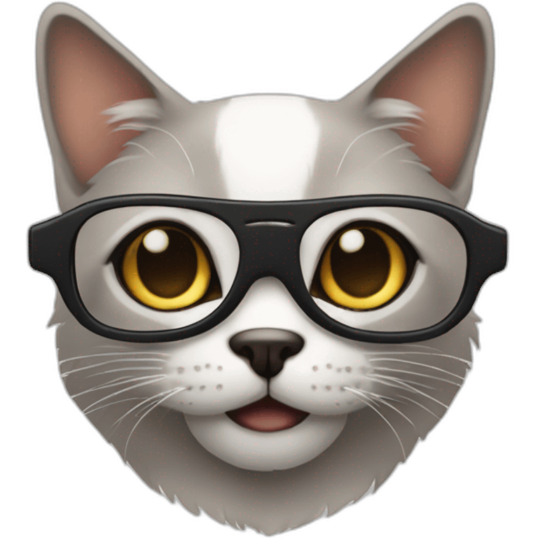 gato con lentes oscuros emoji