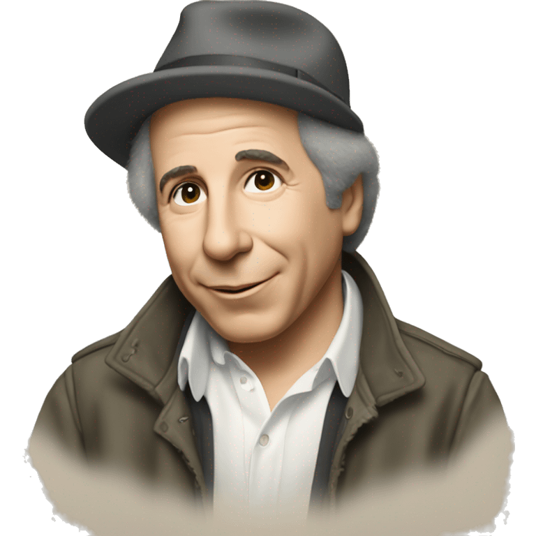 Paul Simon as shown on the Wikipedia page of Simon and Garfunkel  emoji