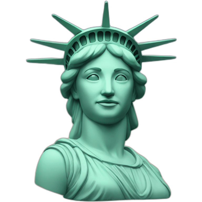 Liberty statute  emoji