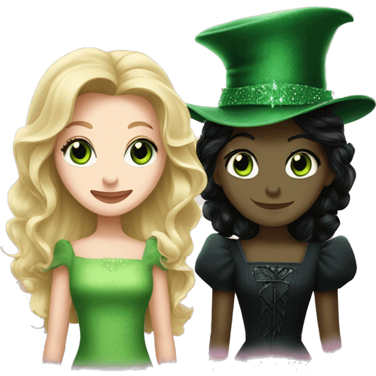 Elphaba and Glinda emoji