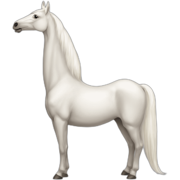 Long necked horse [white neck emoji