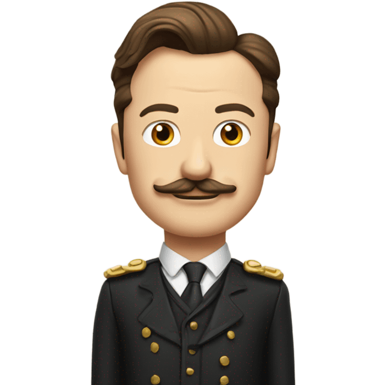 elon musk with a moustache emoji