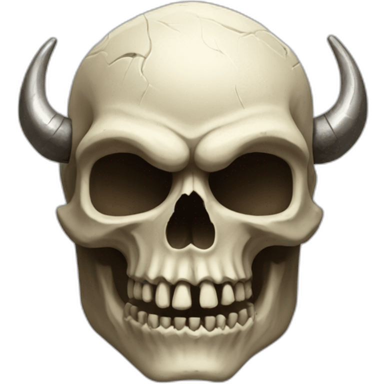 viking skull emoji