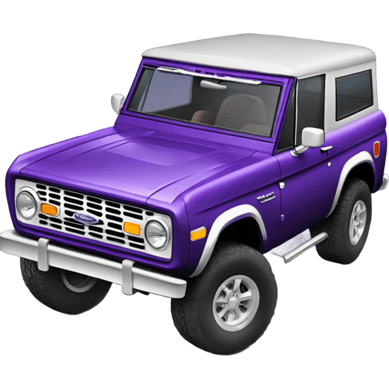 Purple Ford bronco emoji