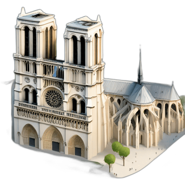 Paris Notre-Dame emoji