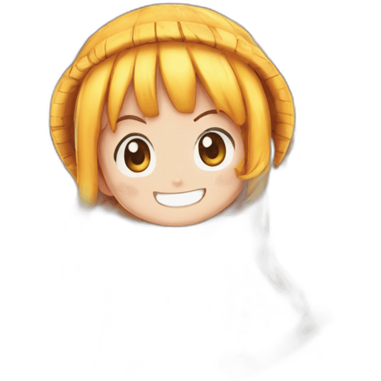 Luffy qui embrasse nami emoji