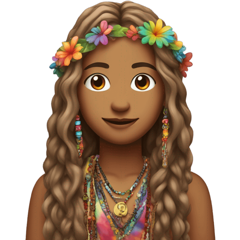 hippie emoji