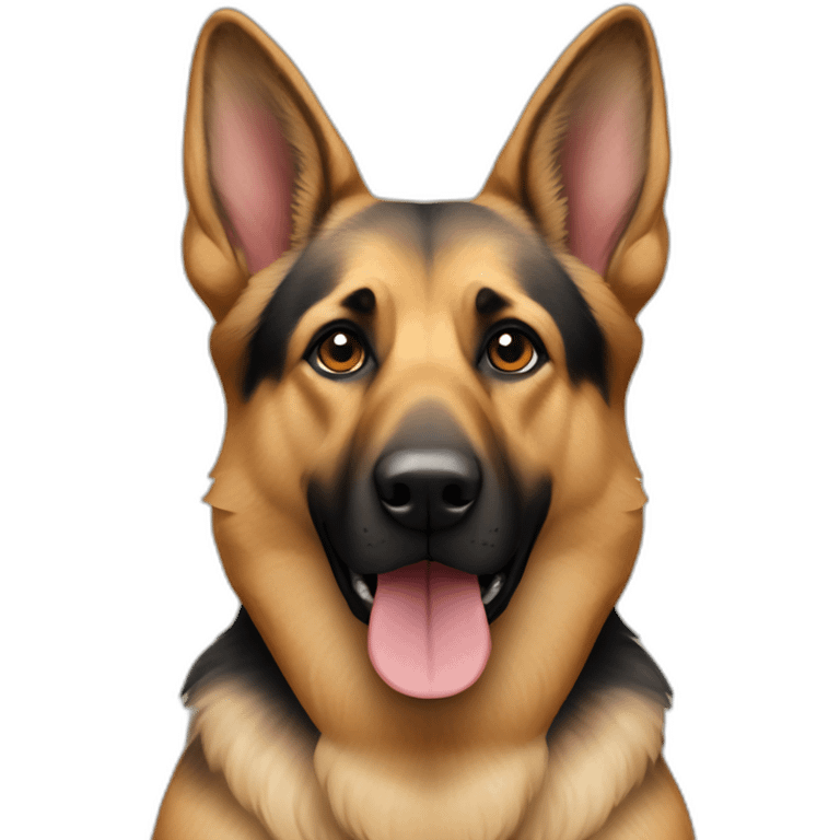 German shepherd and Indian periah dog mix emoji