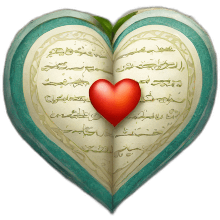 quran and heart emoji