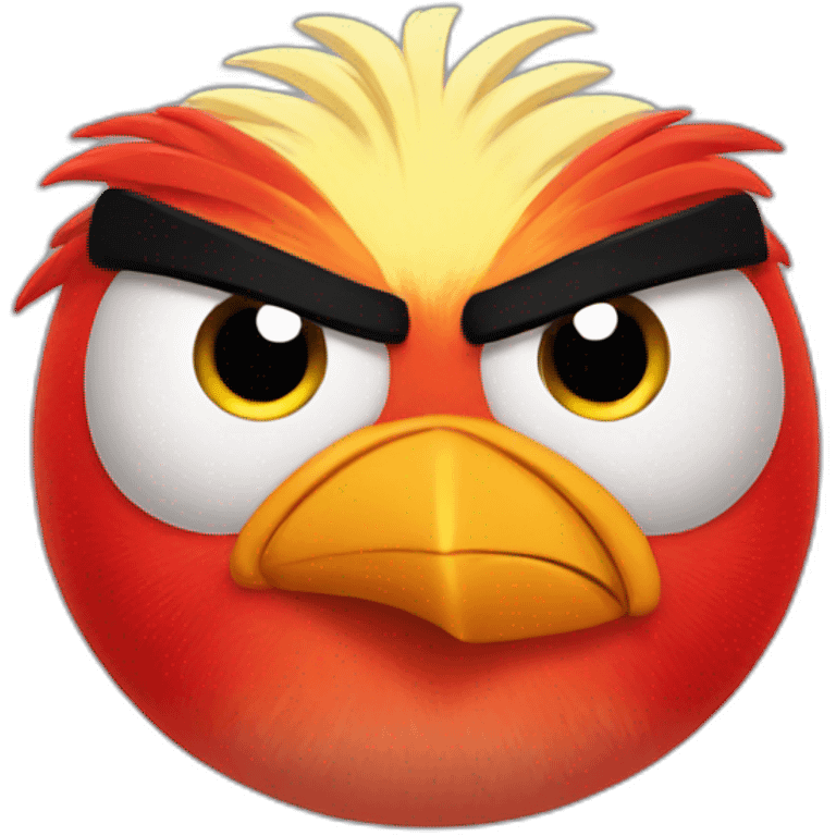 angry bird emoji