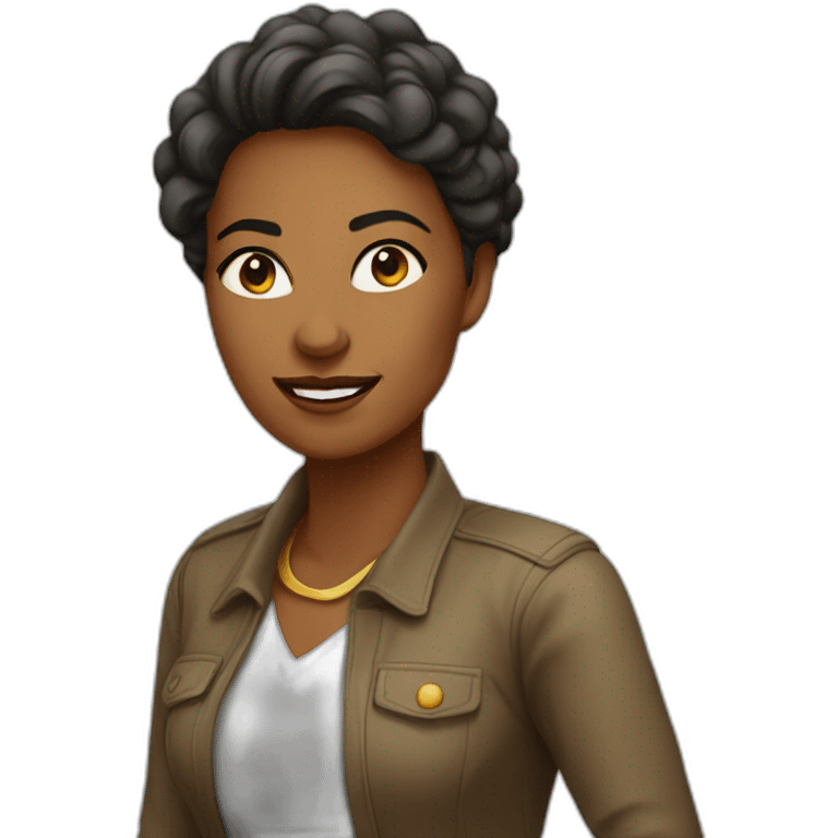 brave woman startup entrepreneur emoji