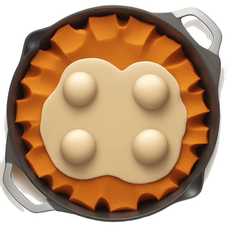 sweet potato casserole in pan emoji