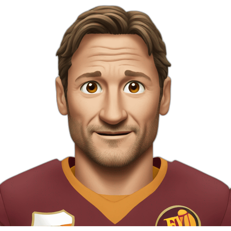 Totti gives a thumbs emoji