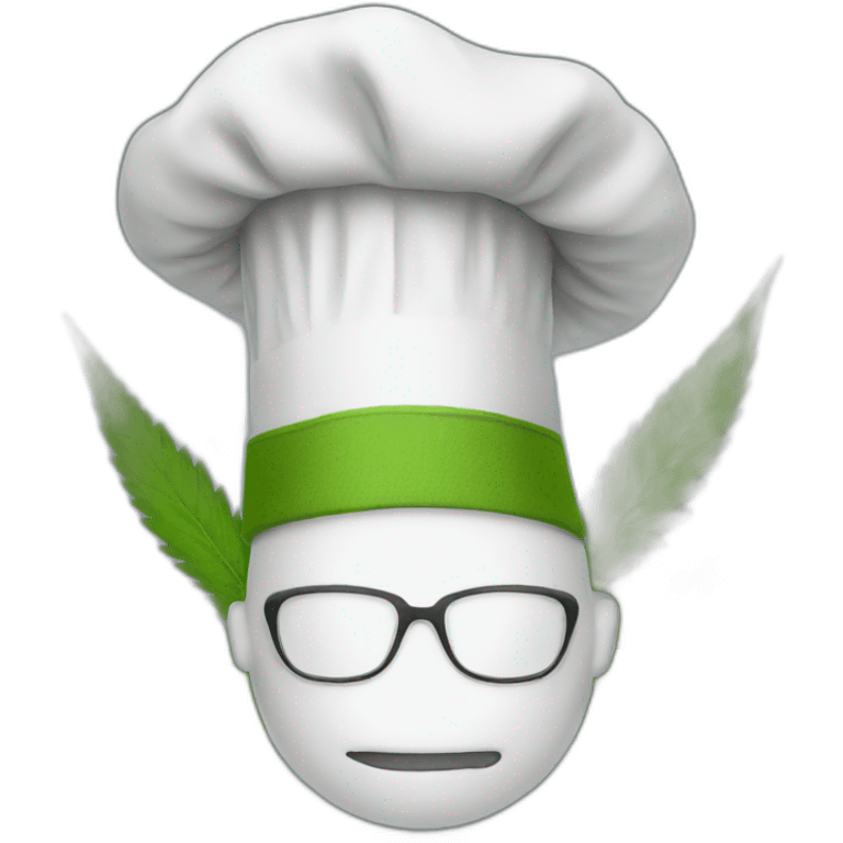 chef hat cannabis halloween emoji