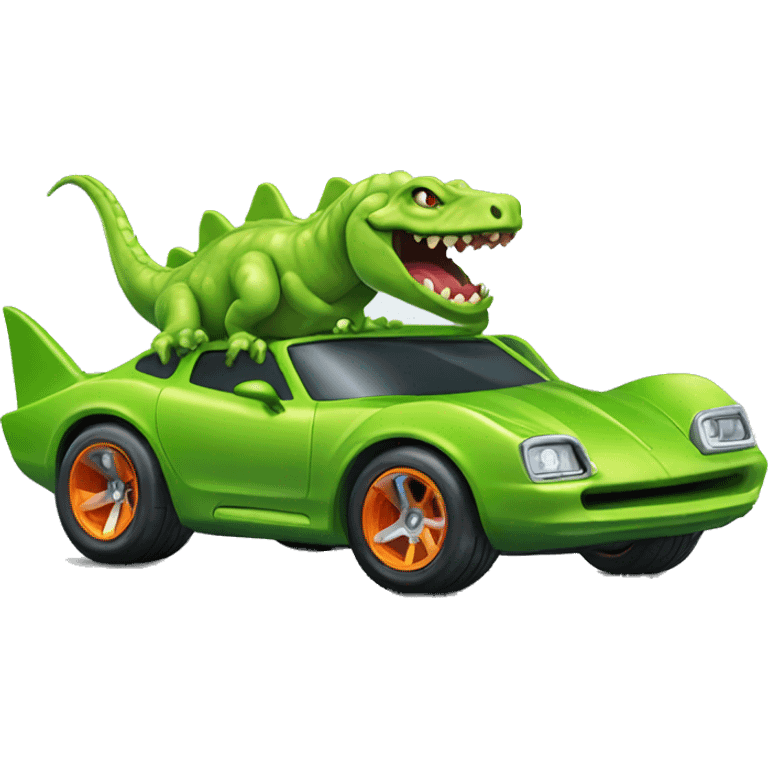 Hot wheels reptar car  emoji