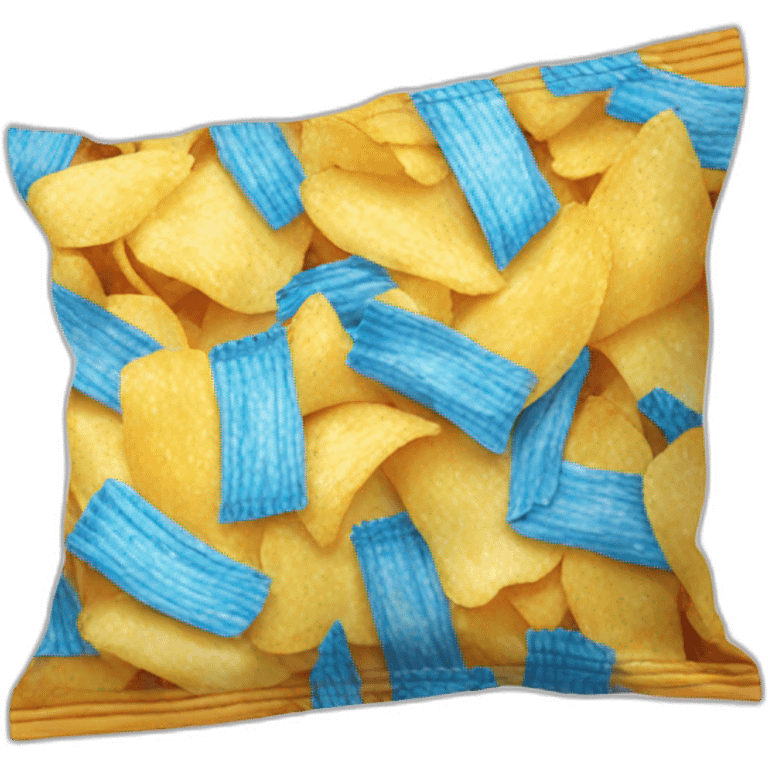 Packet of chips emoji