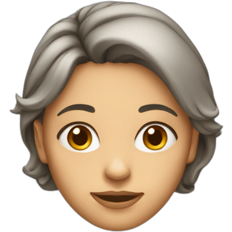 feminine woman head only emoji