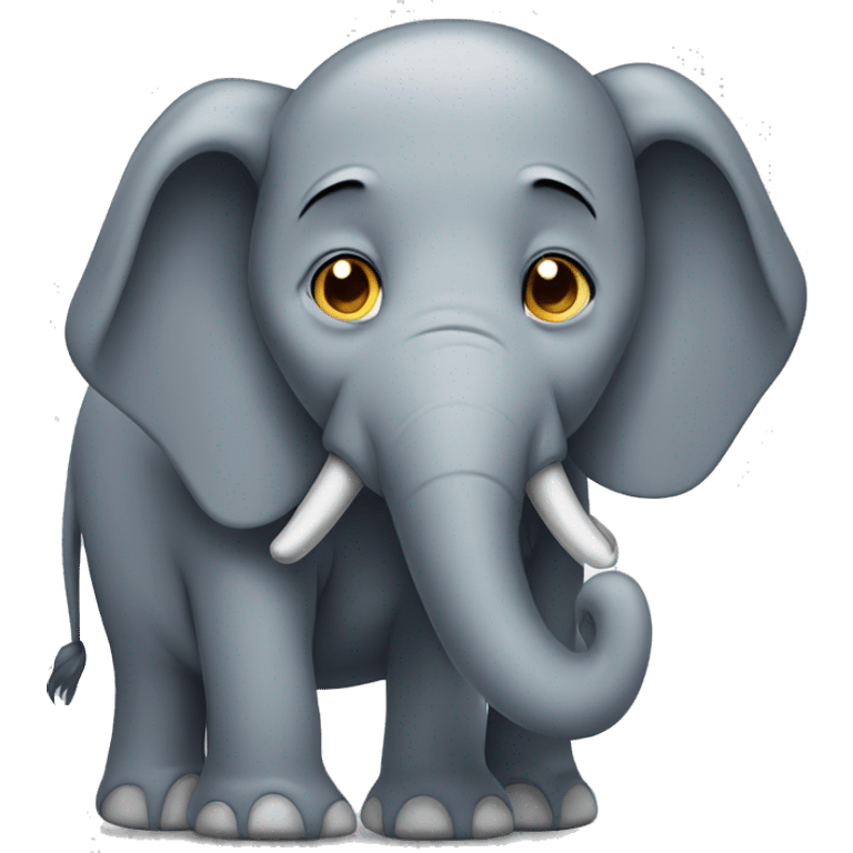 Elefante triste emoji